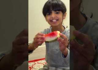  غنى اكلت اصغر بطيخه