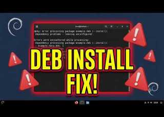  Fehler Beim Installieren Von Deb Dateien In Debian Linux Beheben