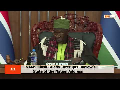 NAMs Clash Briefly Interrupts Barrow S State Of The Nation Address NAMs Clash Briefly Interrupts Barrow S State Of The Nation Address