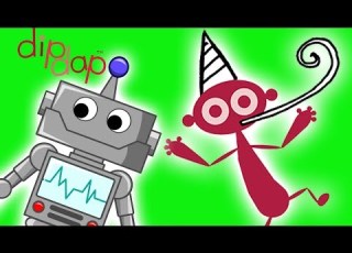  Animation For Kids Dipdap Robot Funny Videos For Kids Cartoon Movie HD