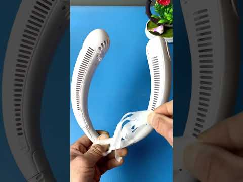 Stylish Mini Bladeless Travel Neck Fan Product Link In Description Comments