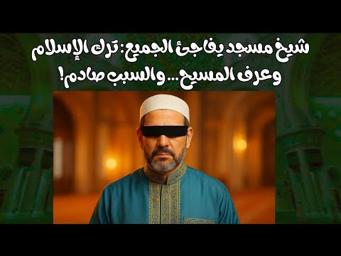 شيخ مسجد يفاجئ الجميع ترك الإسلام وعرف المسيح والسبب صادم