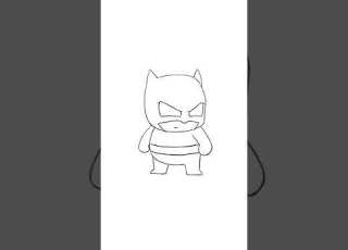  كيف ترسم باتمان طريقة رسم باتمان Batman Shorts