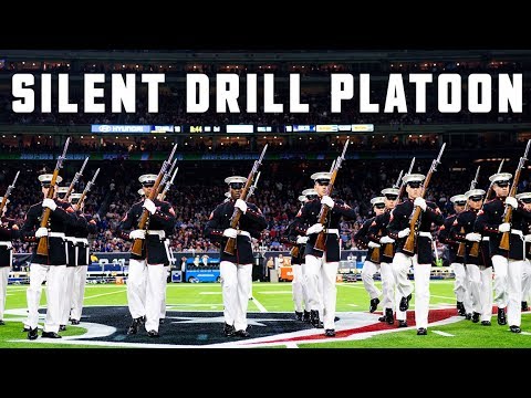 Silent Drill Platoon Performs At Halftime On Thursday Night Football Texans Vs Colts