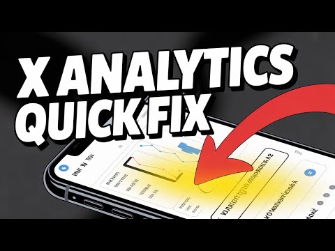 How To Use X Twitter Analytics Quick Fix