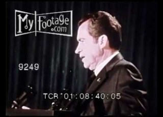 1972 President Nixon At A Campaign Rally Chanting 4 More Years