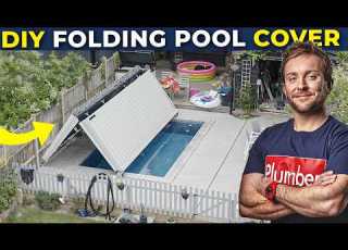 I MADE A FOLDING SWIMMING POOL COVER