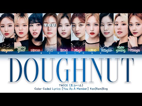 TWICE 트와이스 トワイス Doughnut You As A Member Karaoke Ver 10 Members Ver