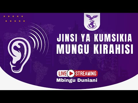 JINSI YA KUMSIKIA MUNGU KIRAHISI MWL ONESMO