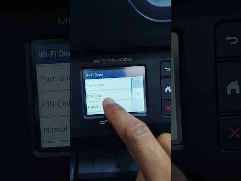 Brother MFC T4500DW WiFi Setup Password Brotherprint Printer