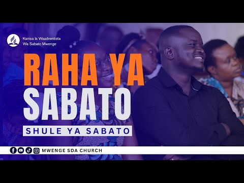 LIVE Raha Ya Sabato Shule Ya Sabato 31 Januari 2026 Mwenge SDA Church