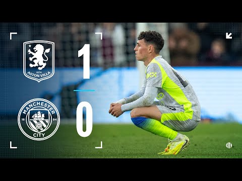 HIGHLIGHTS Aston Villa 1 0 Man City City S Unbeaten Run Ended By Narrow Villa Loss