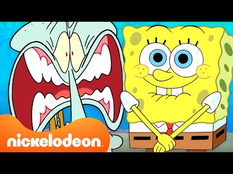 60 دقيقة من سبونج بوب وهو يجنن سكويدوورد سبونج بوب Nickelodeon Arabia