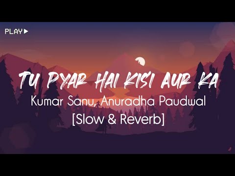 Tu Pyar Hai Kisi Aur Ka Slow Reverb Kumar Sanu Anuradha Paudwal 90 S Song 90 S Flashback