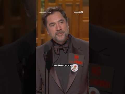 Javier Bardem Sagt Bei Den Oscars 2026 Nein Zum Krieg Und Freiheit Für Palästina