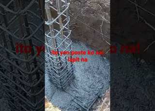  House Foundation Poste Pa Lang Ng Bahay Ko