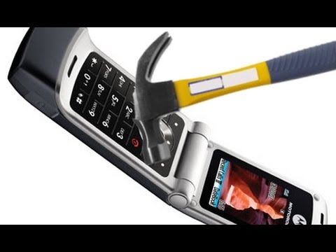 Bored Smashing Cell Phone