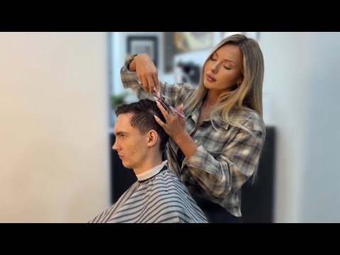 The Most Relaxing Haircut You Ll Watch Today ASMR Barber Sounds Liliia
