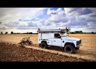  Land Rover Gets A 250hp Mercedes Engine Then We Plough A Field