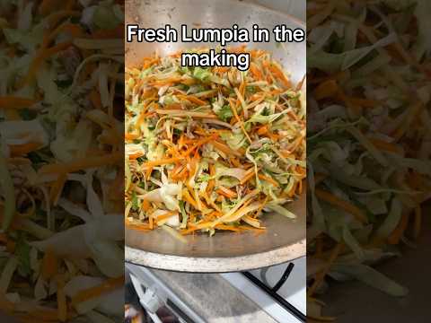 Fresh Lumpia In The Making