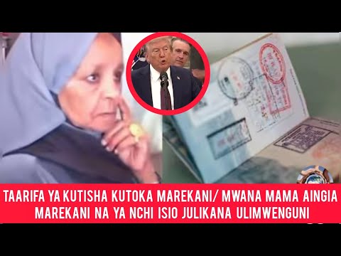 TAARIFA YA KUTISHA AINGIA MAREKANI NA PASPOT YA NCHI ISIO JULIKANA AKAMATWA NA POLISI MAREKANI