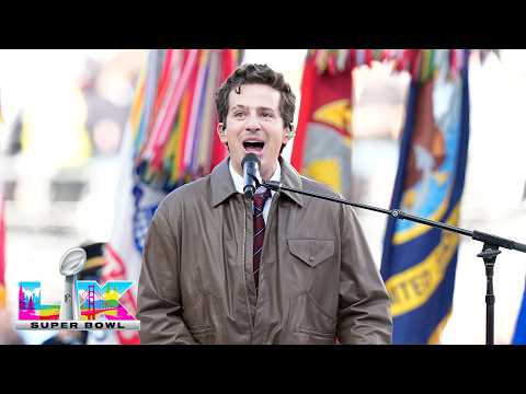 Charlie Puth Sings The National Anthem At Super Bowl LX