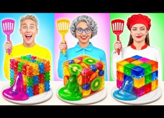 أنا مقابل جدتي في تحدي تحضير الطعام وصفات طعام رائعة Multi DO Challenge