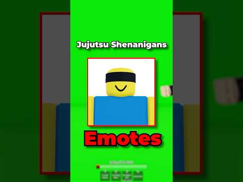 Explaining Every Emote In Jujutsu Shenanigans Jujutsushenanigans Roblox Jujutsukaisen Jjk