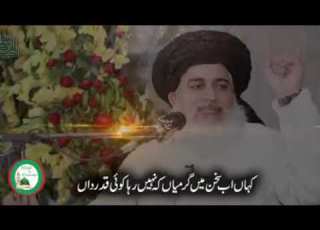 سنے کون قصہ درد دل میرا غمگسار چلا گیا Allama Kahdim Hussain Rizvi R A