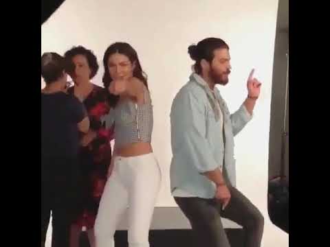 رقص جان وسنام وراء كووااييس مسلسل طائر الصباح روعة