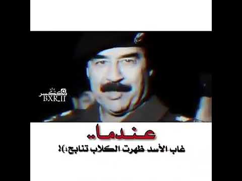 عندما غاب الاسد ظهرت الكلاب تنبح