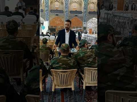 Celebrating Iraqi Military Youth At Haram Mullah Ali Peace Be Upon Him