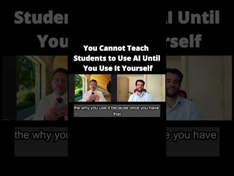 You Cannot Teach Students To Use AI Until You Use It Yourself