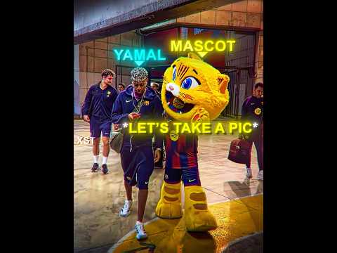 Lamine Yamal And Nicki Nicole Vs Mascot Lamine Yamal And Nicki Nicole Vs Mascot