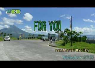  Takahashi Mariko For You Karaoke Lyrics Instrumental