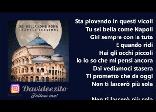 Dandy Turner Jeyel Bella Come Roma Napoli Vrs Audio Lyrics