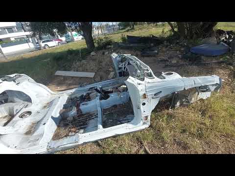 Abandoned Nissan Primera P10 Car In Vinyols Abandoned Nissan Primera P10 Car In Vinyols