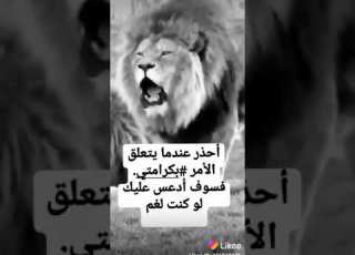  كرامتي اهم شيء عندي