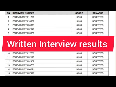 Matokeo Ya Usaili Ajira Portal Utumishi Wa Umma 2026 2027 Written Interview Results 2026 2027