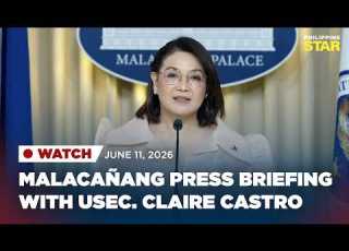 LIVESTREAM Malacañang Press Briefing June 11 2026