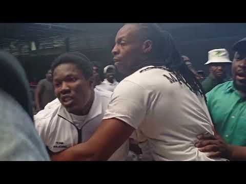 Mbavu The Destroyer Vs Majembe Pre Face Off Turns Chaotic Majembe Thrown Off Stage