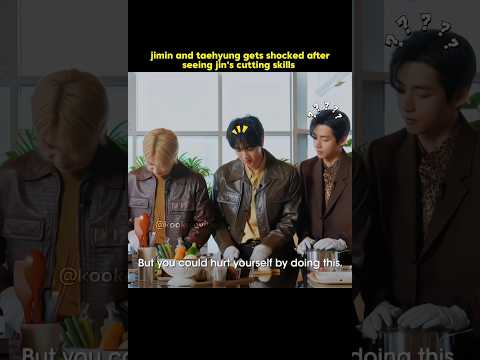 Jimin Gets So Shocked After Seeing Jin S Cutting Skills Bts