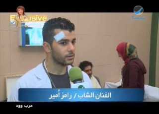 عرب وود كا عرب وود فى كواليس فيلم برد الشتاء