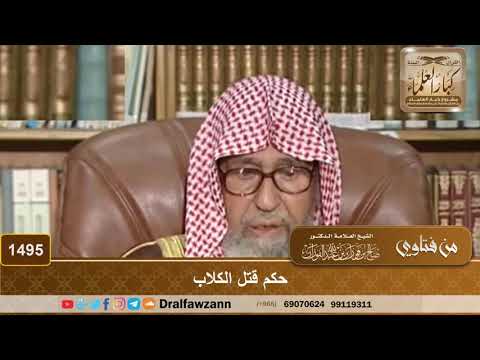 1495 حكم قتل الكلاب الشيخ صالح الفوزان
