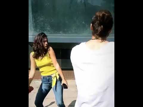 رقص ديميت اوزدمير و جان يامان في كواليس المسلسل الجديد الطائر المبكر