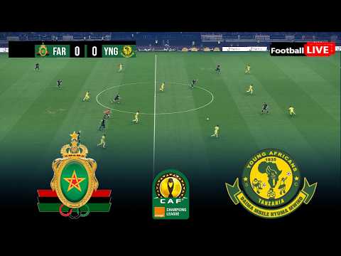 AS FAR RABAT Vs YANGA SC CAF Champions League 25 26 Match Today Simulation PES