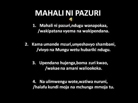 Clement Jeremiah CLEM Mahali Ni Pazuri Lyrics Clement Jeremiah CLEM Mahali Ni Pazuri Lyrics