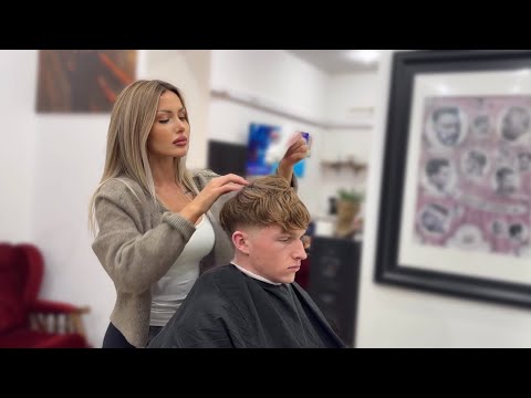 ASMR Taper Fade Slow Precise Barber Sounds By Victoria