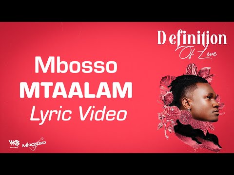 Mbosso Mtaalam Lyric Video