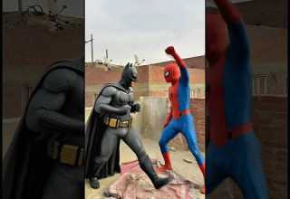 اقوى تحدي مبين اسبايدرمان باتمان